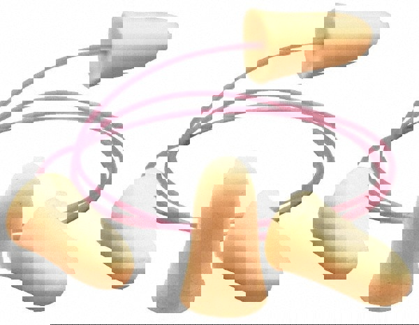 Earplug: 33dB, Non-PVC Foam, Bell, Roll Down, Corded